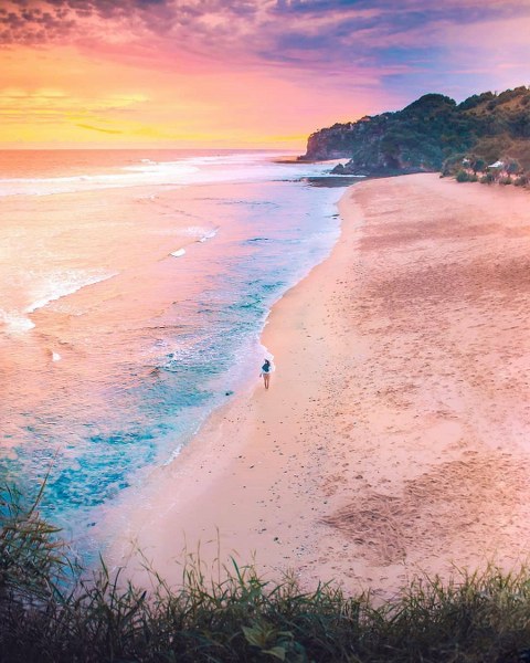 sunrise Pantai Sanglen