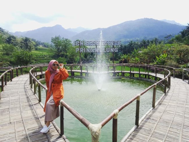Jembatan Cinta Pring Wulung di purbalingga jawa tengah