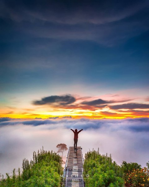 keindahan Silancur highland kaliangkrik Magelang