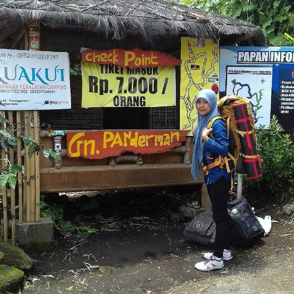 pos pendakian Gunung Panderman