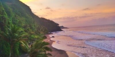 sunset di Pantai Pecaron Kebumen