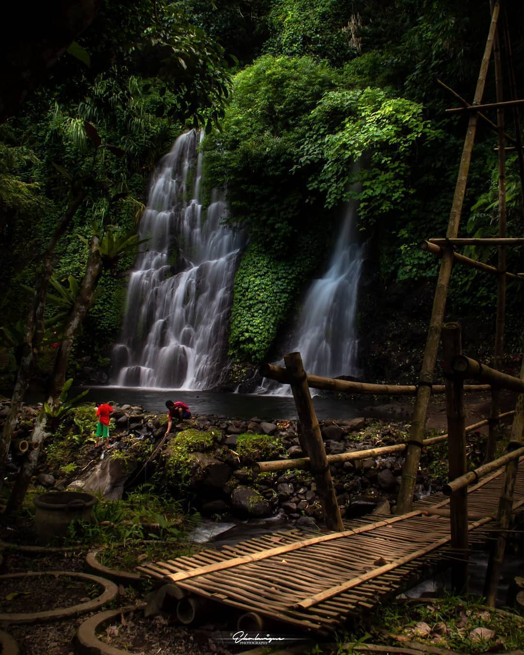 Air Terjun Jagir Banyuwangi tiga air terjun dalam satu lokasi