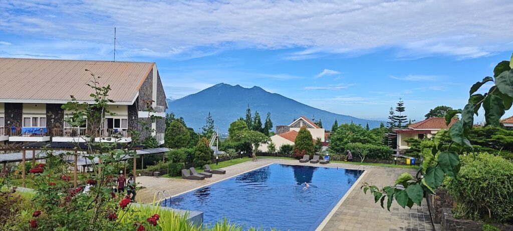 Pemandangan Villa Bukit Pancawati Bogor