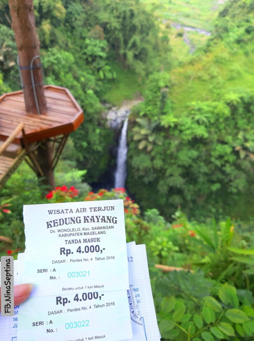 Tiket Masuk Air Terjun Kedung kayang