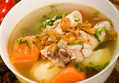 sop ayam pecok