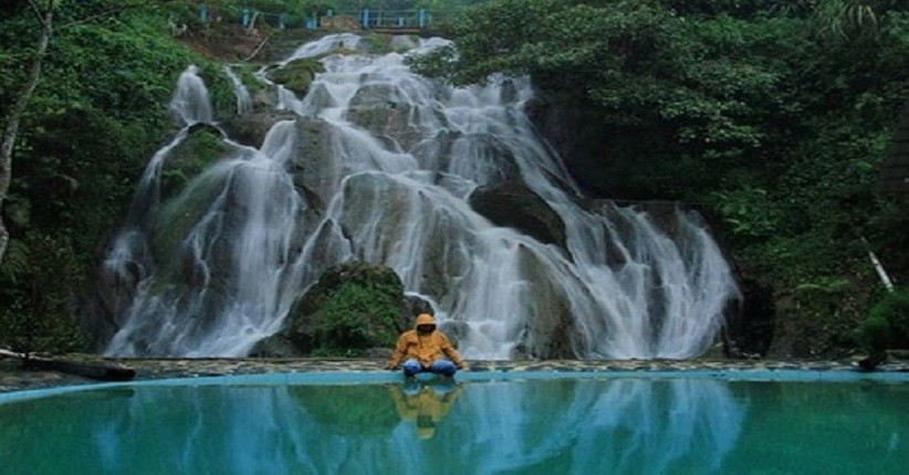 Panorama Pelangi di Curug Cibungbulang Bogor 1