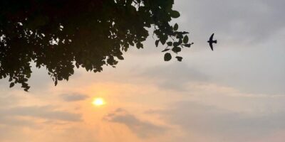 sunset Pantai lagundi anyer