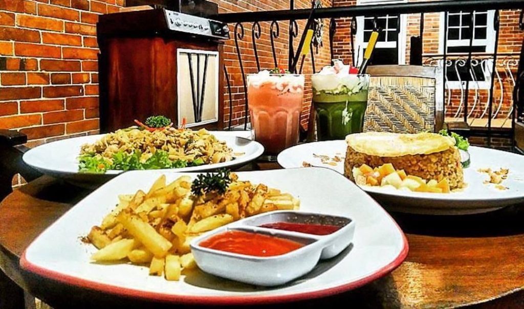 Menu di Cafe Brick Yogyakarta