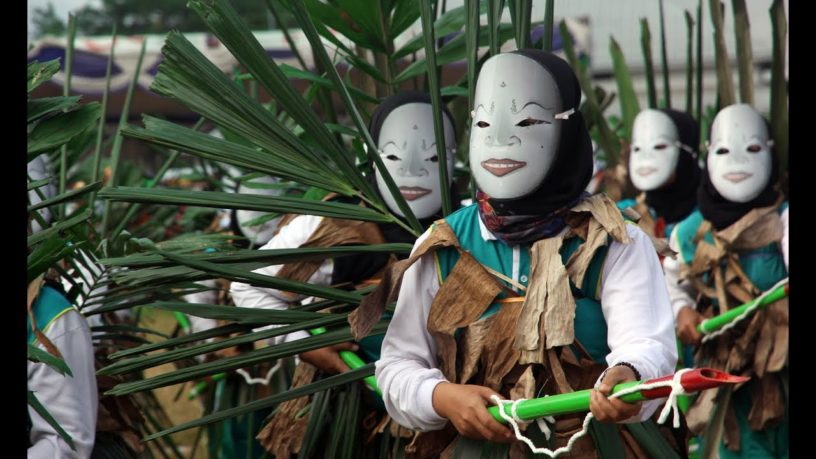 Tari Tupping dari Provinsi Lampung Selatan Foto:Youtube.com