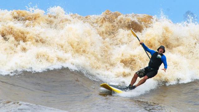 ombak bomo, Tempat Wisata di Pangkalan Kerinci Pelalawan Riau