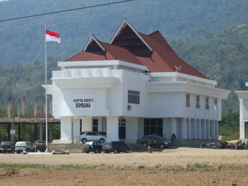 Kantor Bupati Bombana di Kota Rumbia