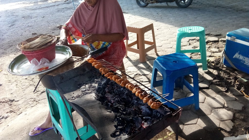 Sate ikan khas Tanjung Lombok Utara