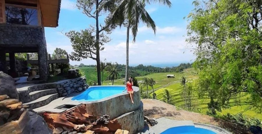 Kolam Renang Villa Ciboer Pass Sindangwangi Majalengka
