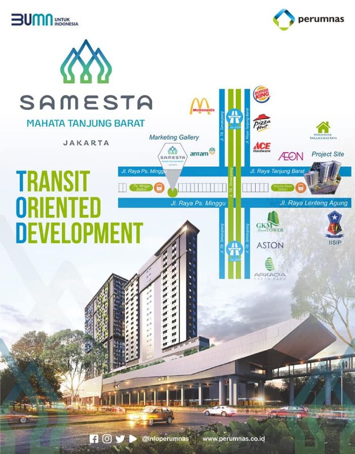 Samesta Mahata Tanjung Barat Apartemen Bersubsidi Jakarta - Photo by Facebook