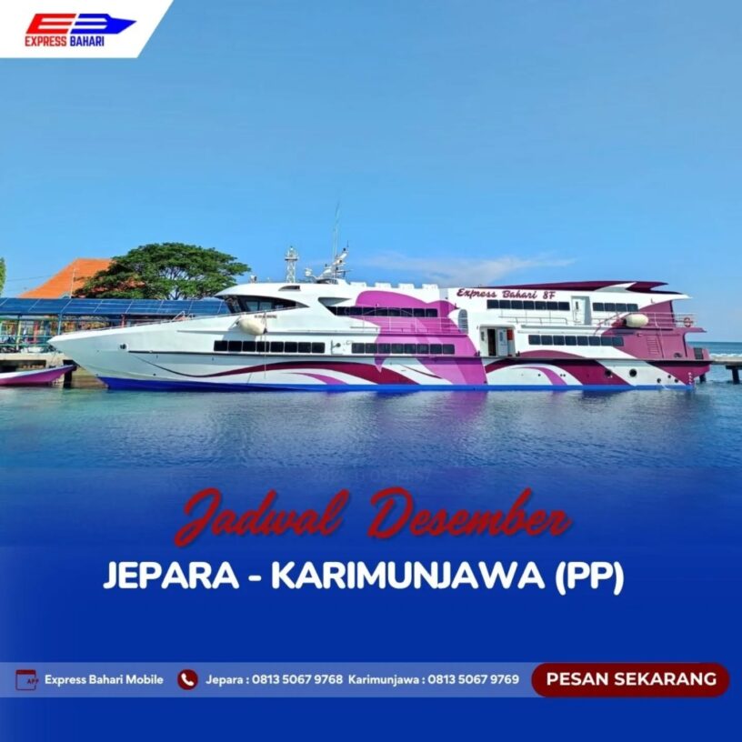 Jadwal Kapal Bahari Express Jepara - Karimunjawa