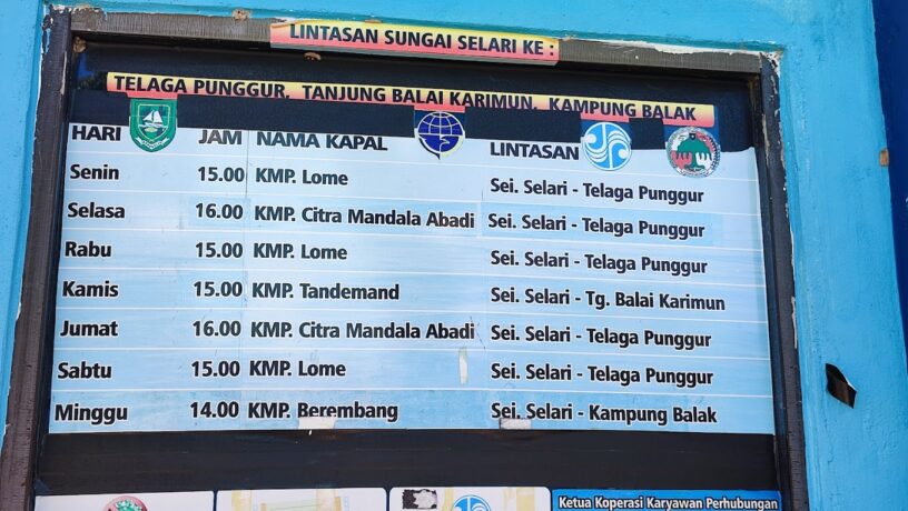 Jadwal Kapal Roro Dari Sei Selari ke Telaga Punggur Batam