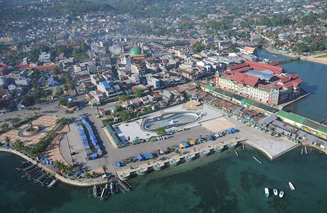 Kota Baubau di pulau buton