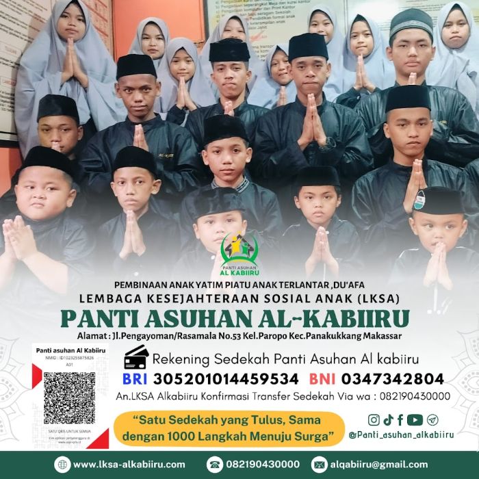 Al Kabiiru Panti Asuhan di Kota Makassar - Photo by Google
