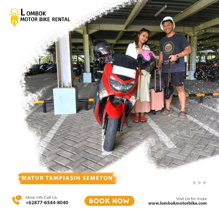 Lombok Motorbike Rental - Photo by Official Instagram