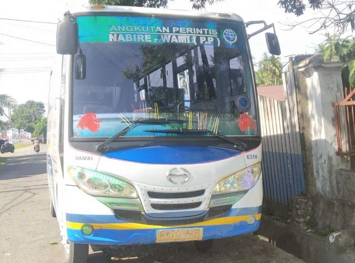 Angkutan Perintis Papua Tengah dan Jadwal Bus Damri Kota Nabire - Photo by Jubi