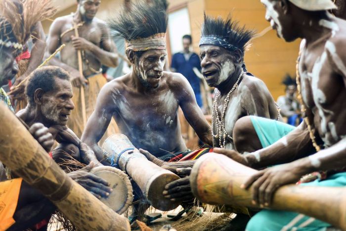 Masyarakat Suku Marind di Papua Selatan - Photo by Good News From Indonesia