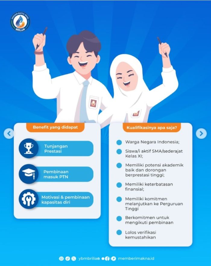 Syarat Pendaftaran Beasiswa Smart Scholarship - Photo by Instagram