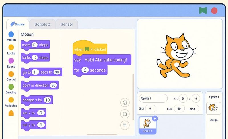 6 Jenis Bahasa Scratch Dalam Dunia Pemrograman - Photo by Google