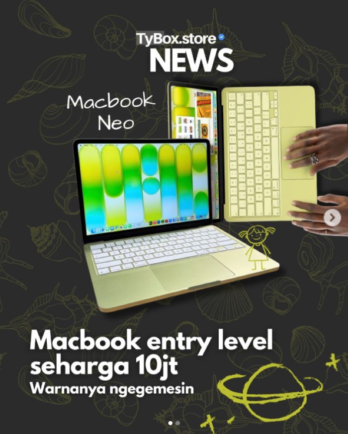 Performa Review MacBook Neo - Photo by Instagram Tybox.Store