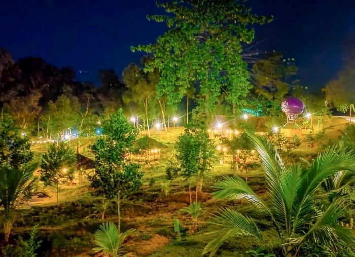 Suasana Malam di Kaliwungu - Photo by Radar Lampung