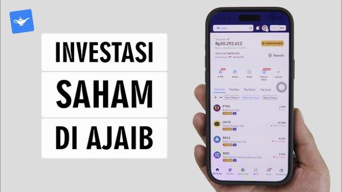 Aplikasi Investasi Saham Ajaib - Photo by YouTube