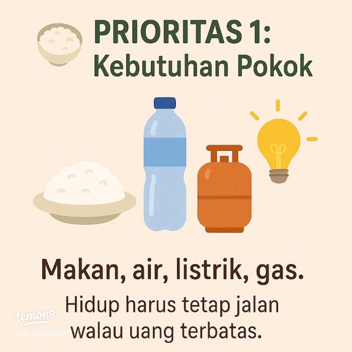 Prioritas Kebutuhan Pokok Sebagai Cara Terlepas Dari Cicilan Paylater - Photo by Lemon8